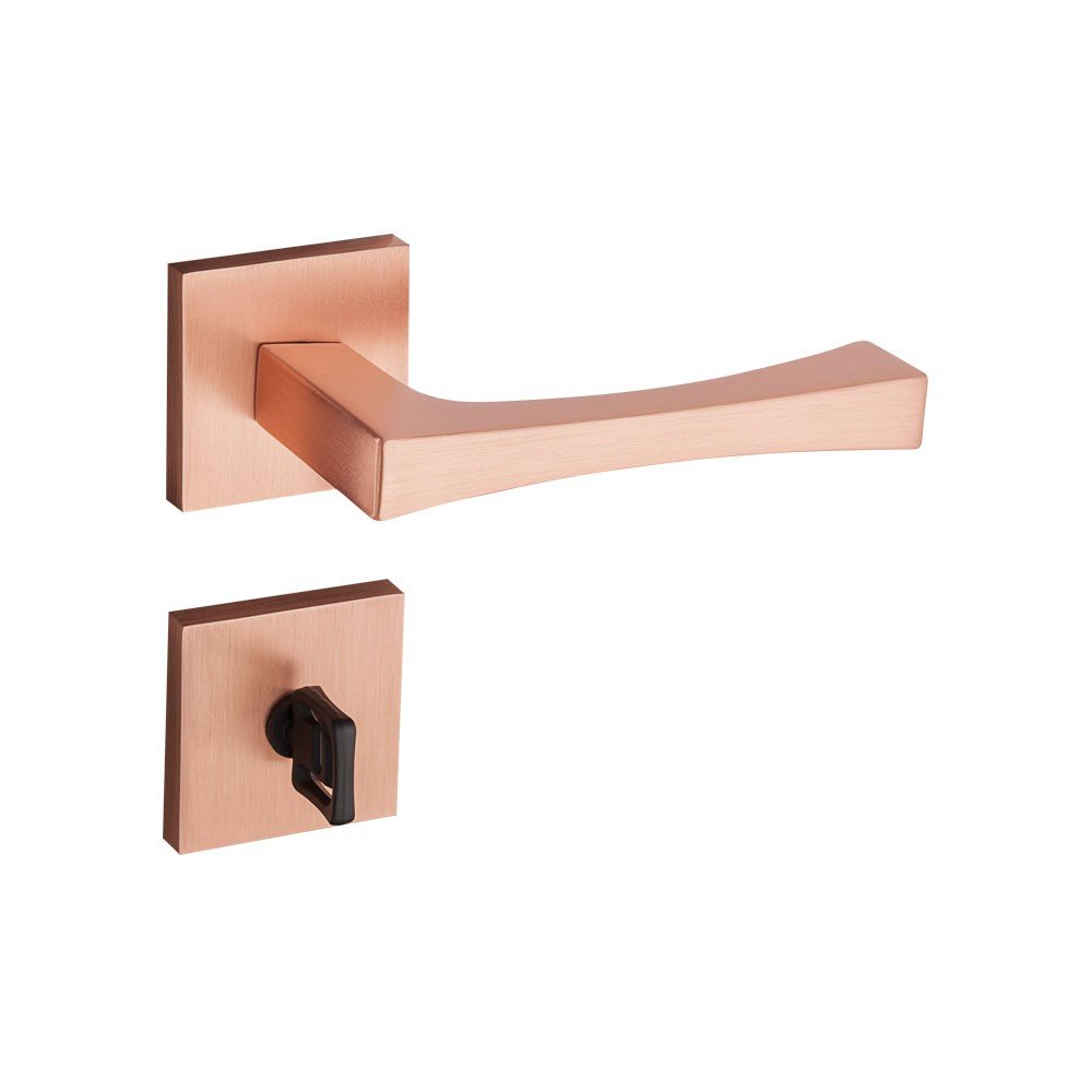 Fechadura Pado Vivaldi Roseta Quadrada Rose 55mm | Madermac