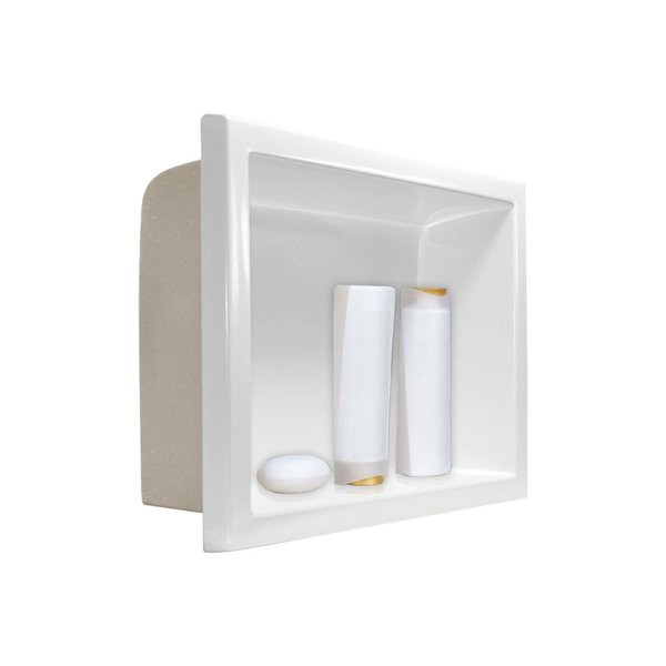 nicho para banheiro marmore sintetico grande 44x32cm branco 4