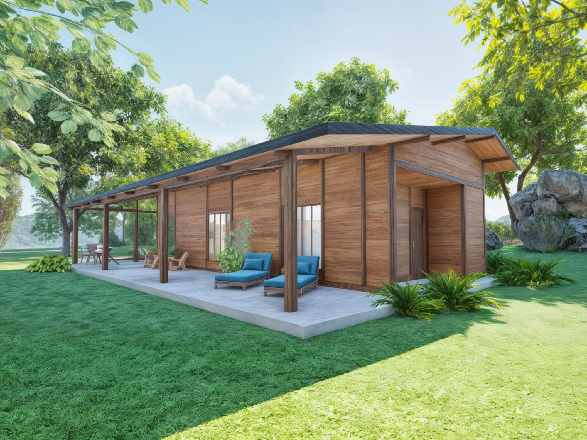 Resid&ecirc;ncia N&aacute;polis - Varanda