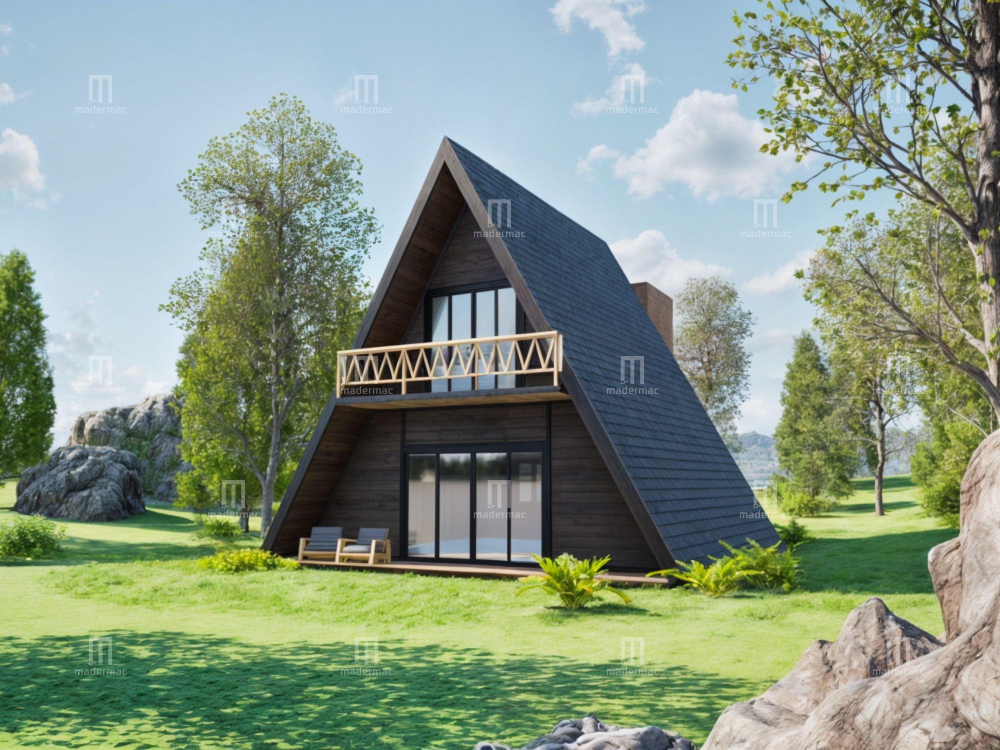 Chal&eacute; Vale - Fachada Principal